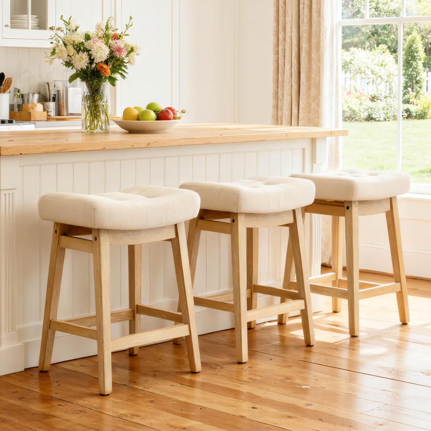 Commercial Kitchen Counter - Counter Height Bar Stools Set of