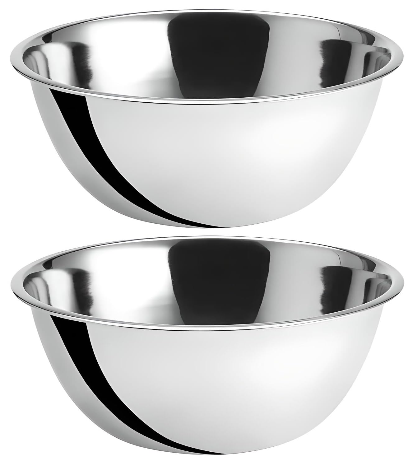 Commercial Kitchen Set - Stainless Steel Mixing Bowls 8 Quart
