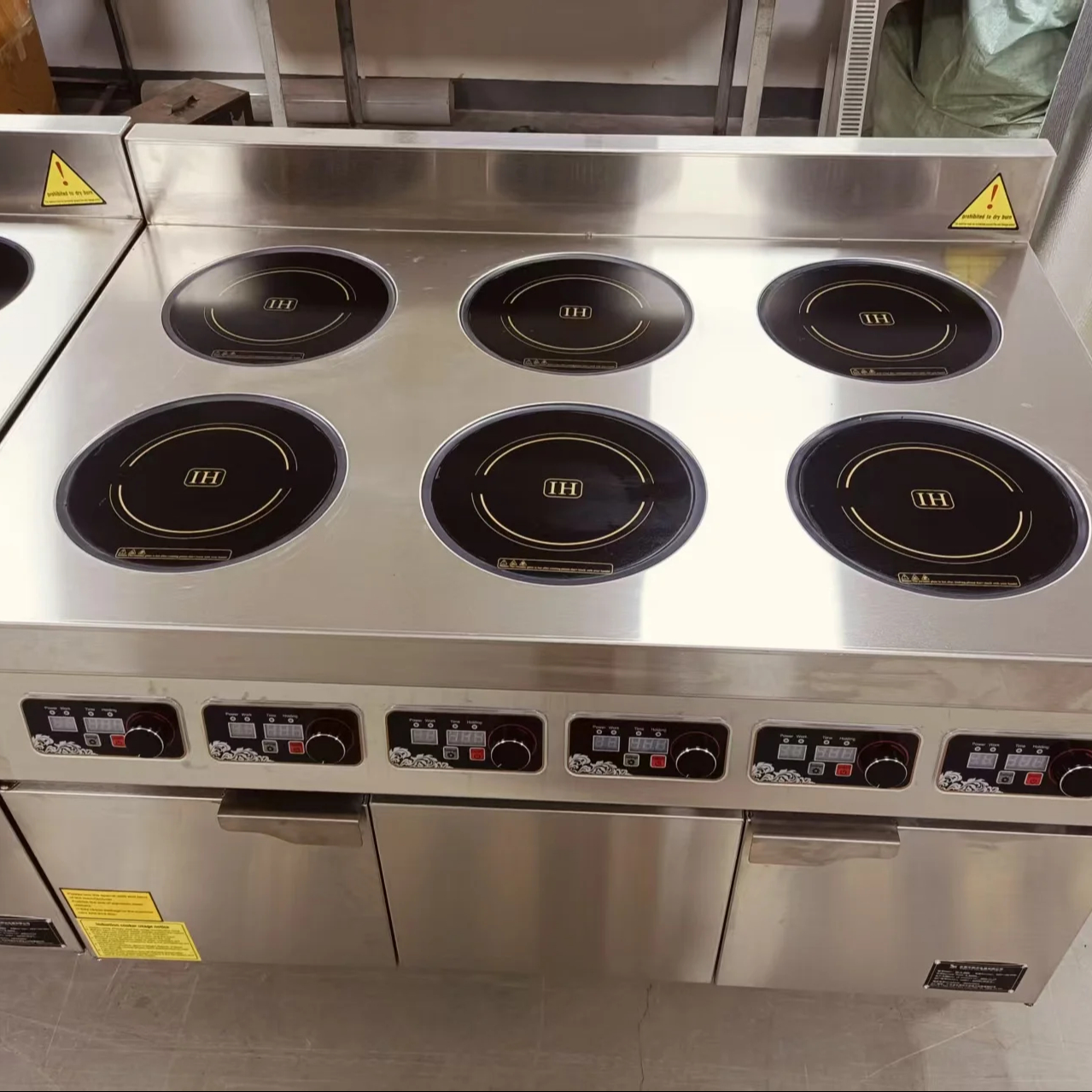 Range Commercial Kitchen - 6*2.5/3.5kw Restaurant Counter Fit Commercial Induction