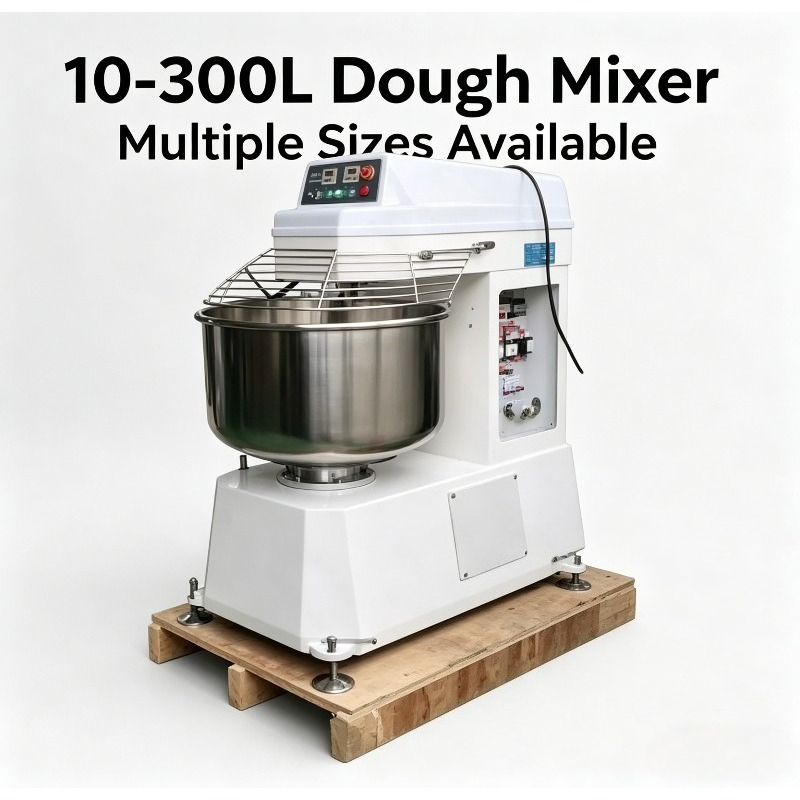 Dough Mixer Machine - 200L Commercial Upright Dough Mixer Multi-Size