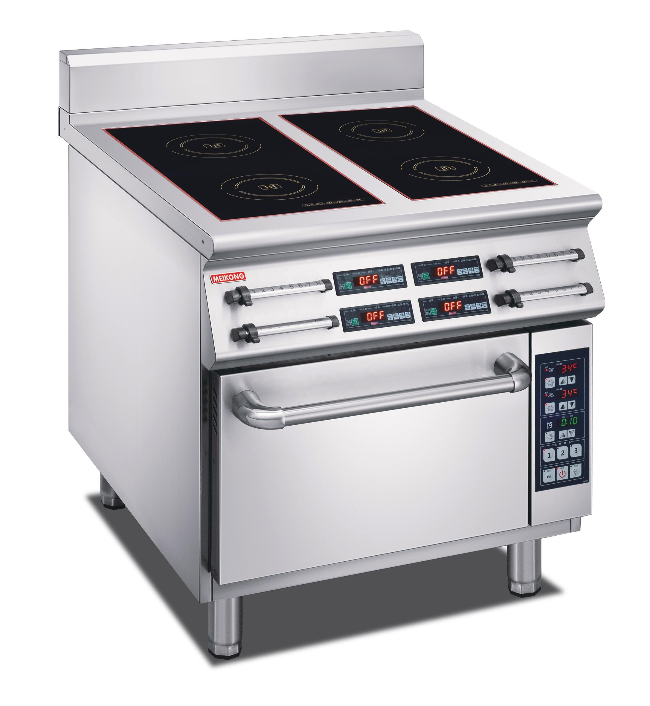 Range Commercial Kitchen - Commercial 4-burner induction cooker with heavy-duty