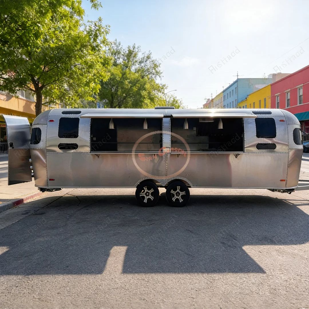 Commercial Kitchen Services - Commercial Mobile Food Cart Stainless Steel
