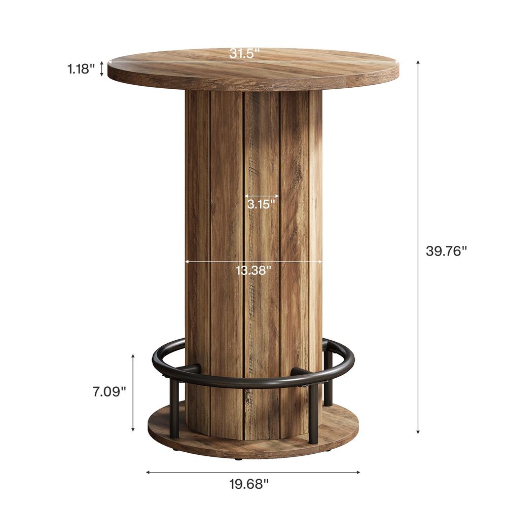 Round Dining Table Set of 4, B - Commercial Kitchen Set avaliação e preço