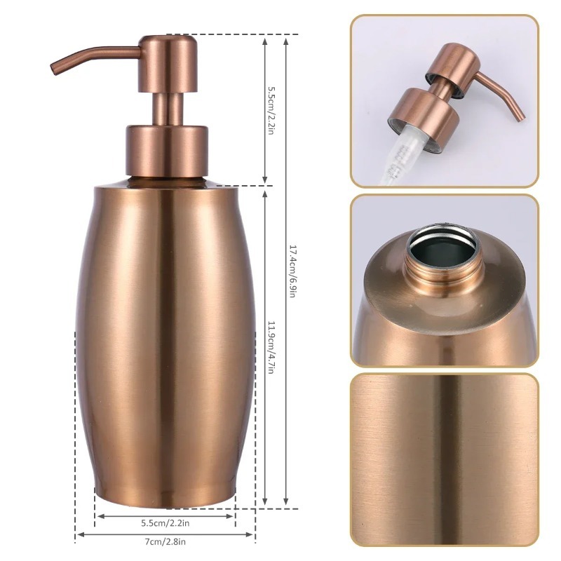 350ML Soap Dispenser 304 Stain - Commercial Kitchen Manufacturers avaliação e preço
