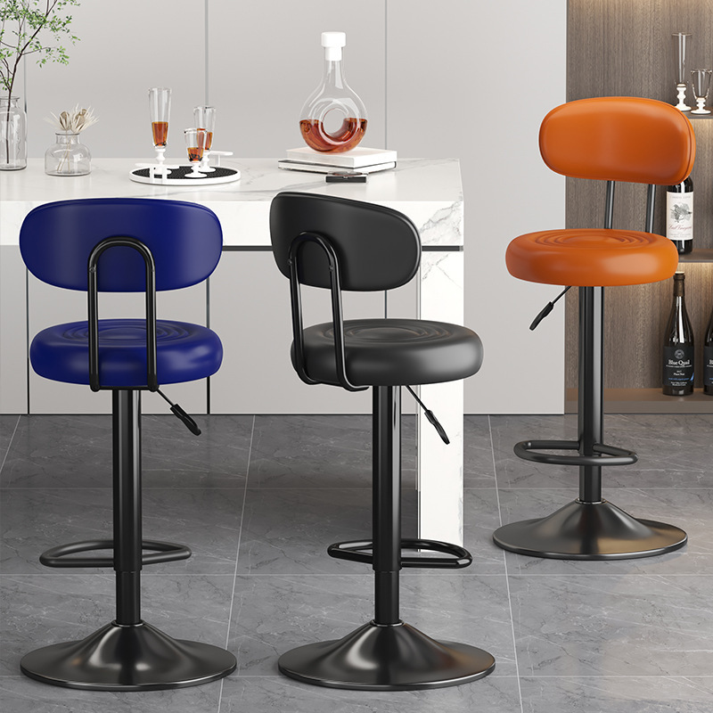 Bar Chairs Swivel Metal Nordic - Commercial Kitchen Counter avaliação e preço