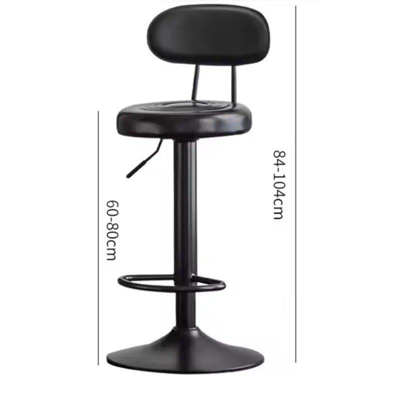 Bar Chairs Swivel Metal Nordic - Commercial Kitchen Counter avaliação e preço