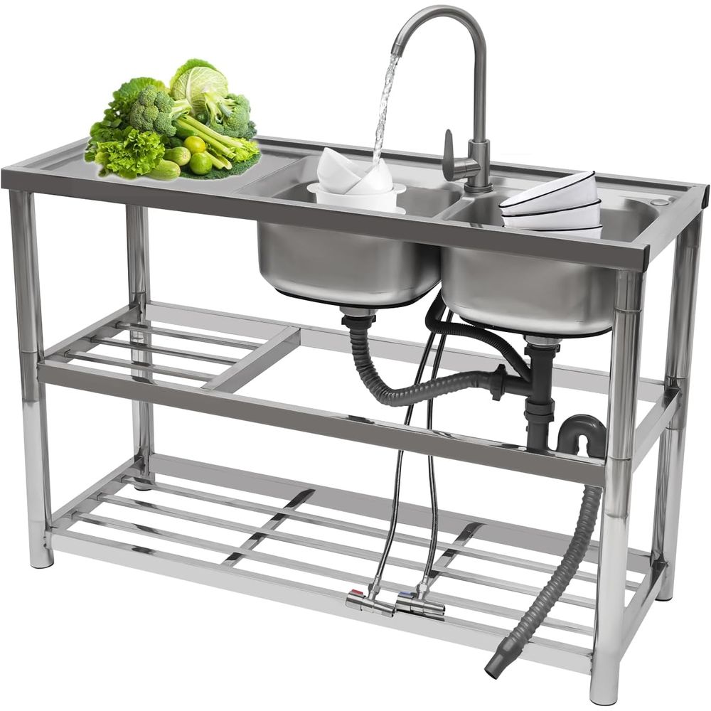 Commercial Stainless Steel Dou - Commercial Kitchen Set avaliação e preço