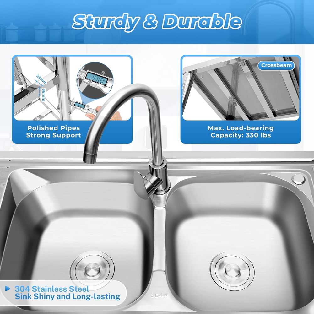 Commercial Stainless Steel Dou - Commercial Kitchen Set avaliação e preço