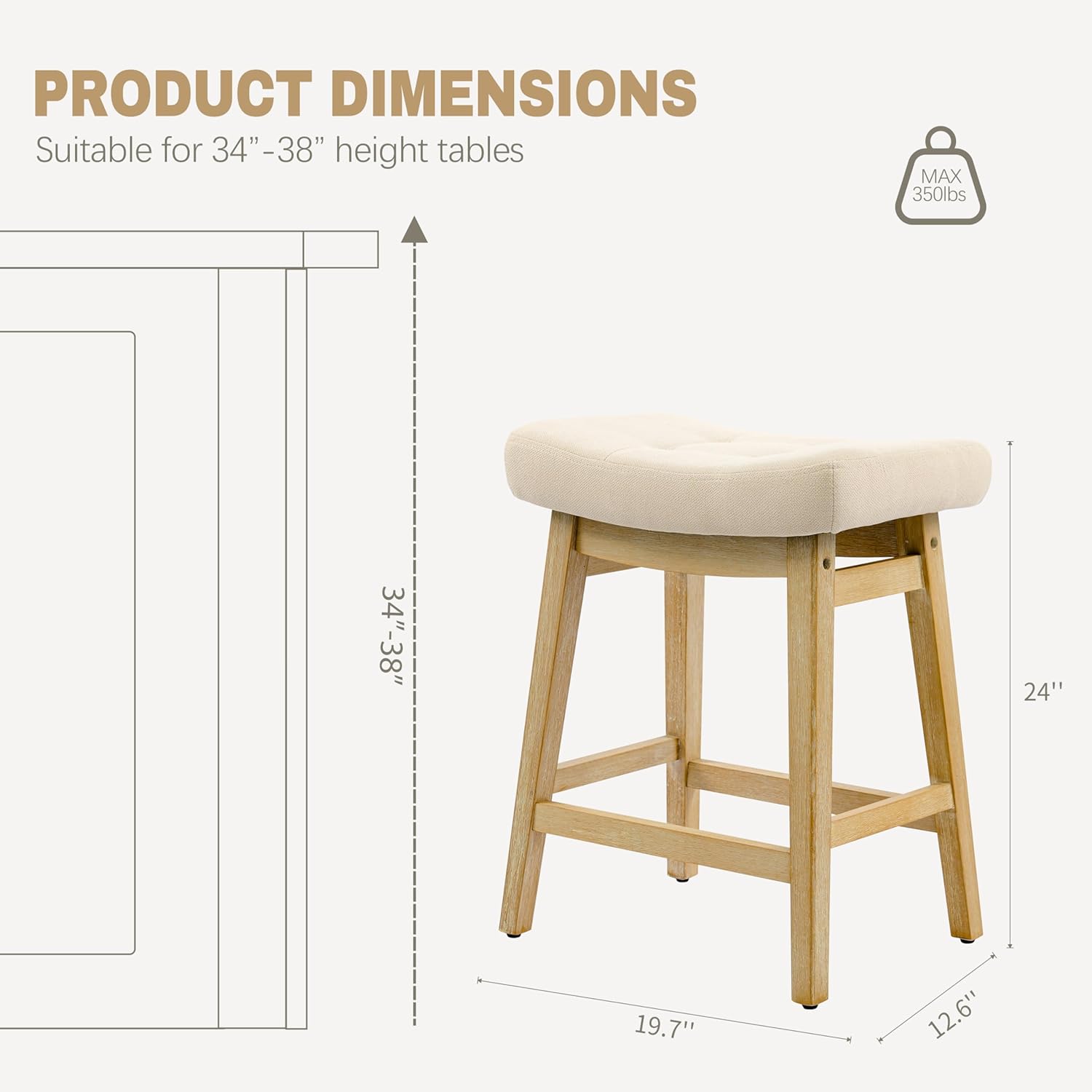 Counter Height Bar Stools Set  - Commercial Kitchen Counter avaliação e preço