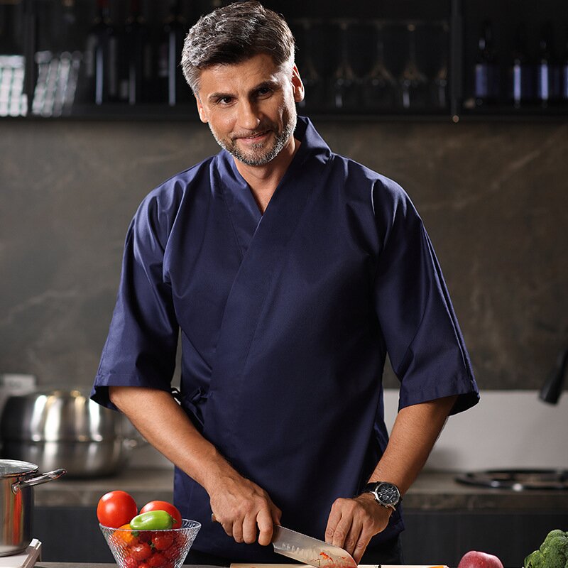 Chef Uniform 3/4 Sleeves Resta - Commercial Kitchen Services avaliação e preço