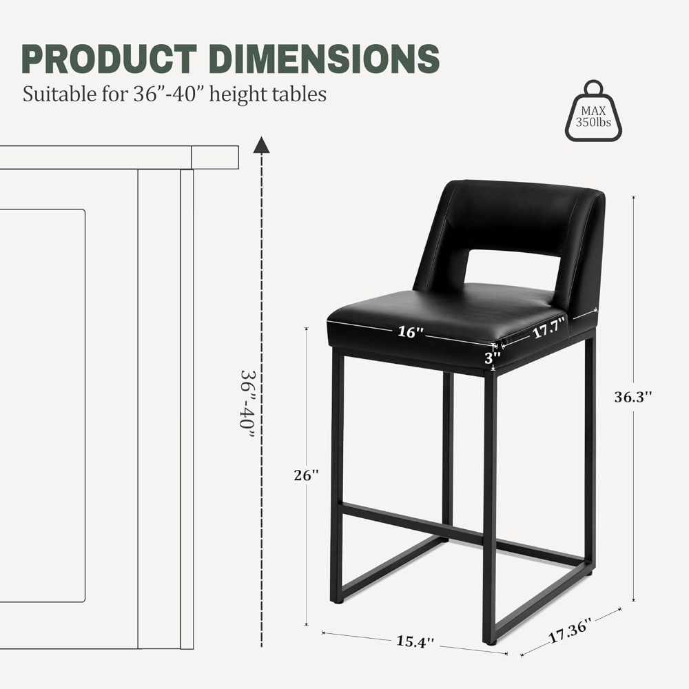 new Black Counter Height Bar S - Commercial Kitchen Counter avaliação e preço