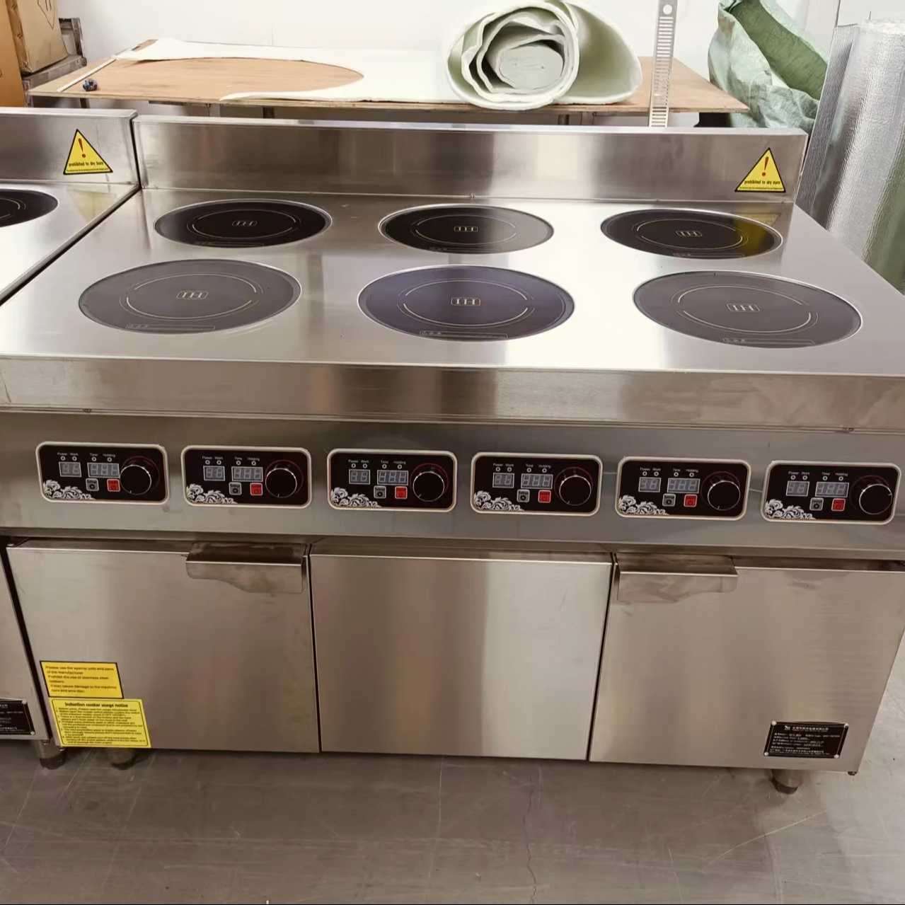 6*2.5/3.5kw Restaurant Counter - Range Commercial Kitchen avaliação e preço