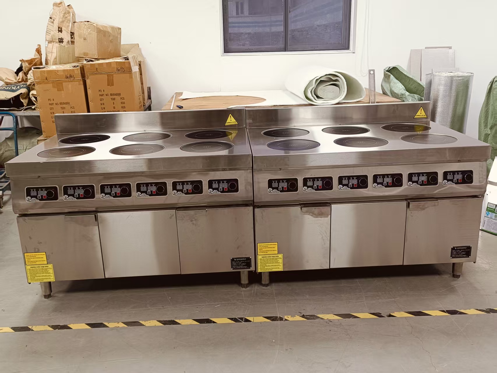 6*2.5/3.5kw Restaurant Counter - Range Commercial Kitchen avaliação e preço