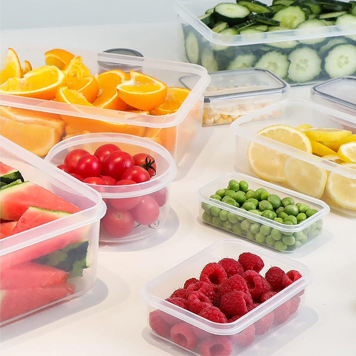 24Pcs/set Food Storage Box Set - Commercial Kitchen Organization avaliação e preço