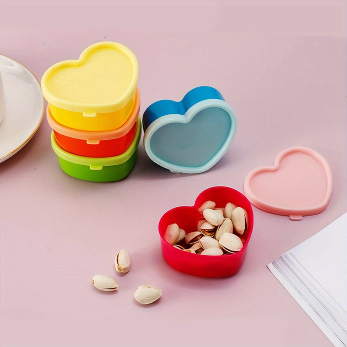5PCS Mini Lunch Box Condiment  - Commercial Kitchen Organization avaliação e preço