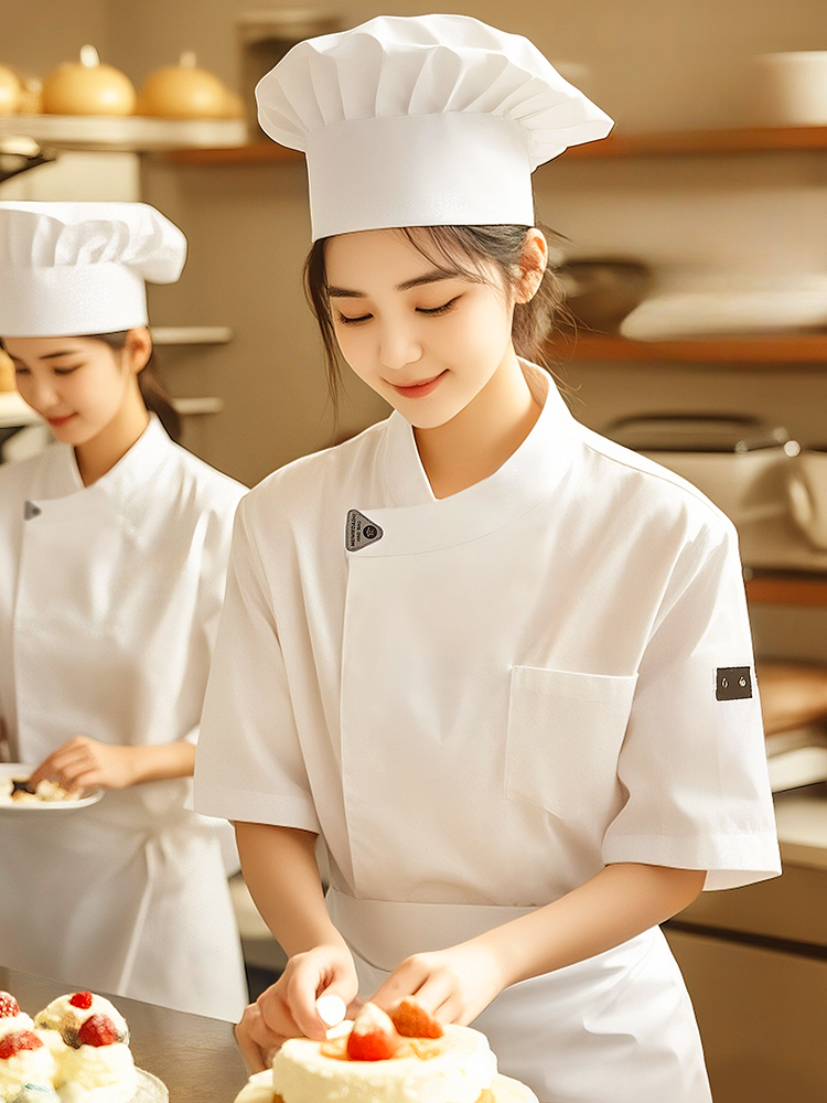 Chef Jacket Women Short Sleeve - Commercial Kitchen Services avaliação e preço