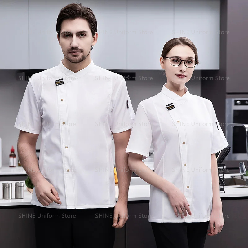 Short Sleeve Chef Uniform Kitc - Commercial Kitchen Services avaliação e preço