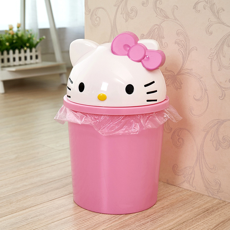 Sanrio Trash Can Kawaii Hello  - Commercial Kitchen Organization avaliação e preço