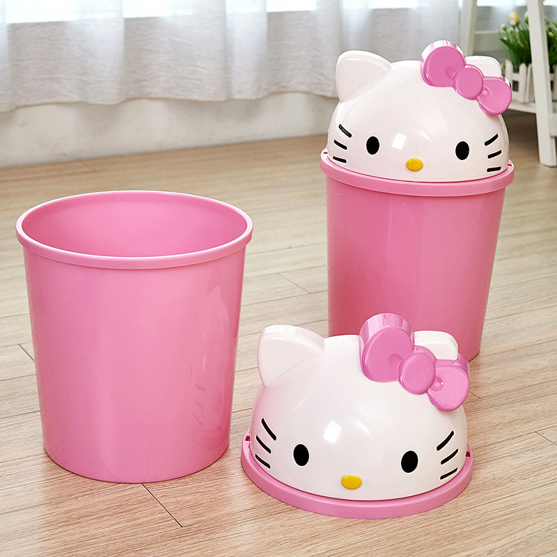 Sanrio Trash Can Kawaii Hello  - Commercial Kitchen Organization avaliação e preço