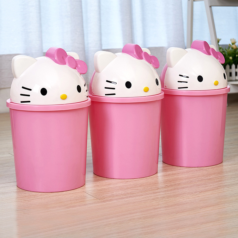 Sanrio Trash Can Kawaii Hello  - Commercial Kitchen Organization avaliação e preço