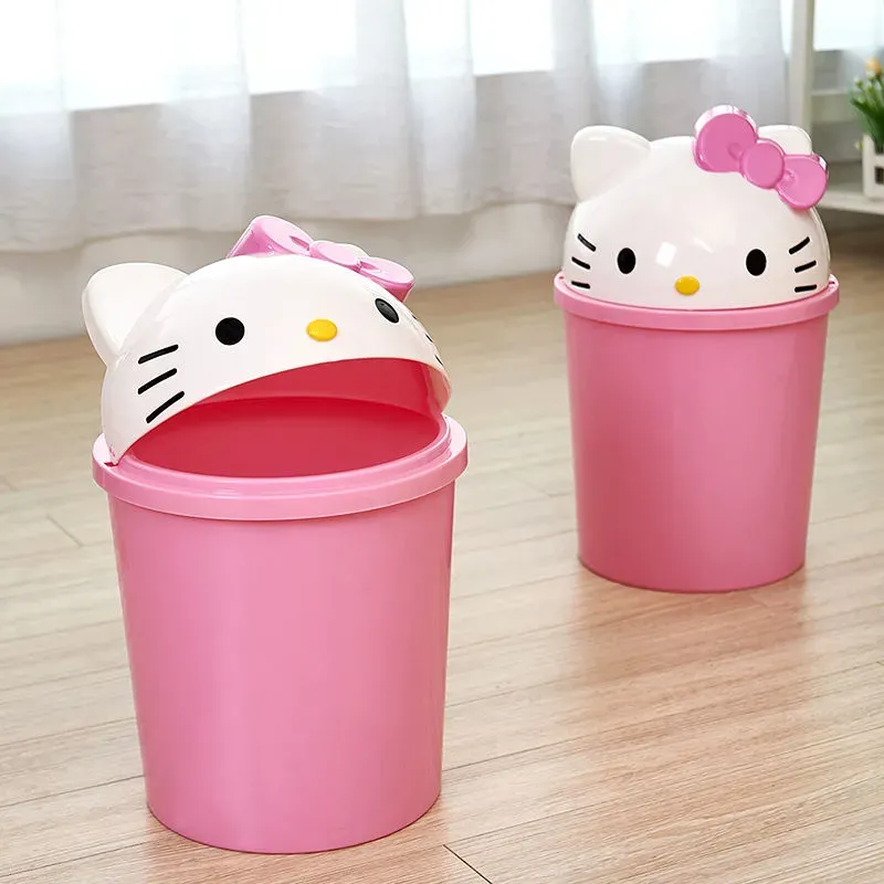 Sanrio Trash Can Kawaii Hello  - Commercial Kitchen Organization avaliação e preço
