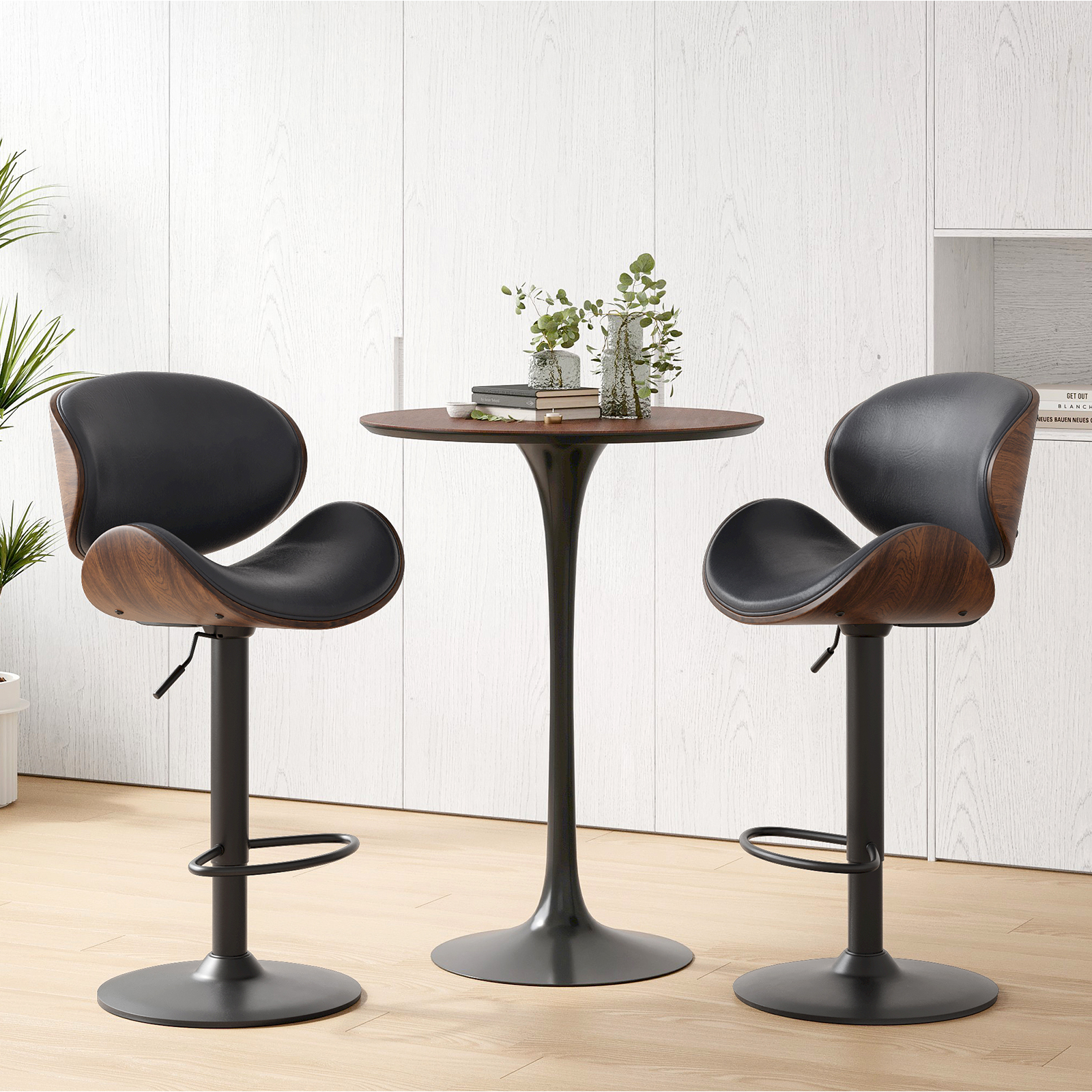 Farini Set of 2 Swivel Bar Sto - Commercial Kitchen Counter avaliação e preço