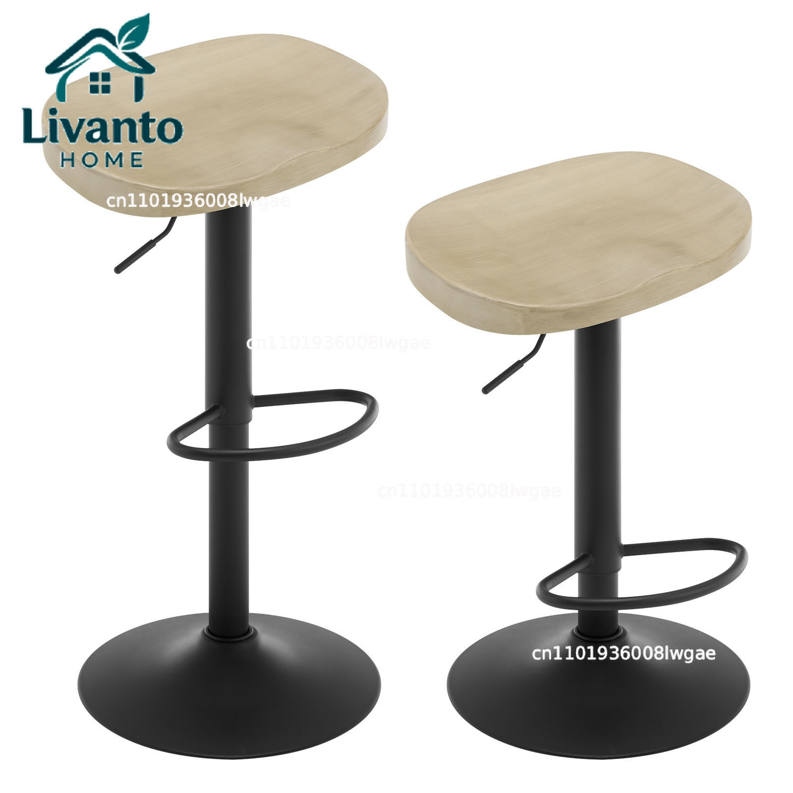 WOLTU 2PCS/SET Industrial Wood - Commercial Kitchen Counter avaliação e preço