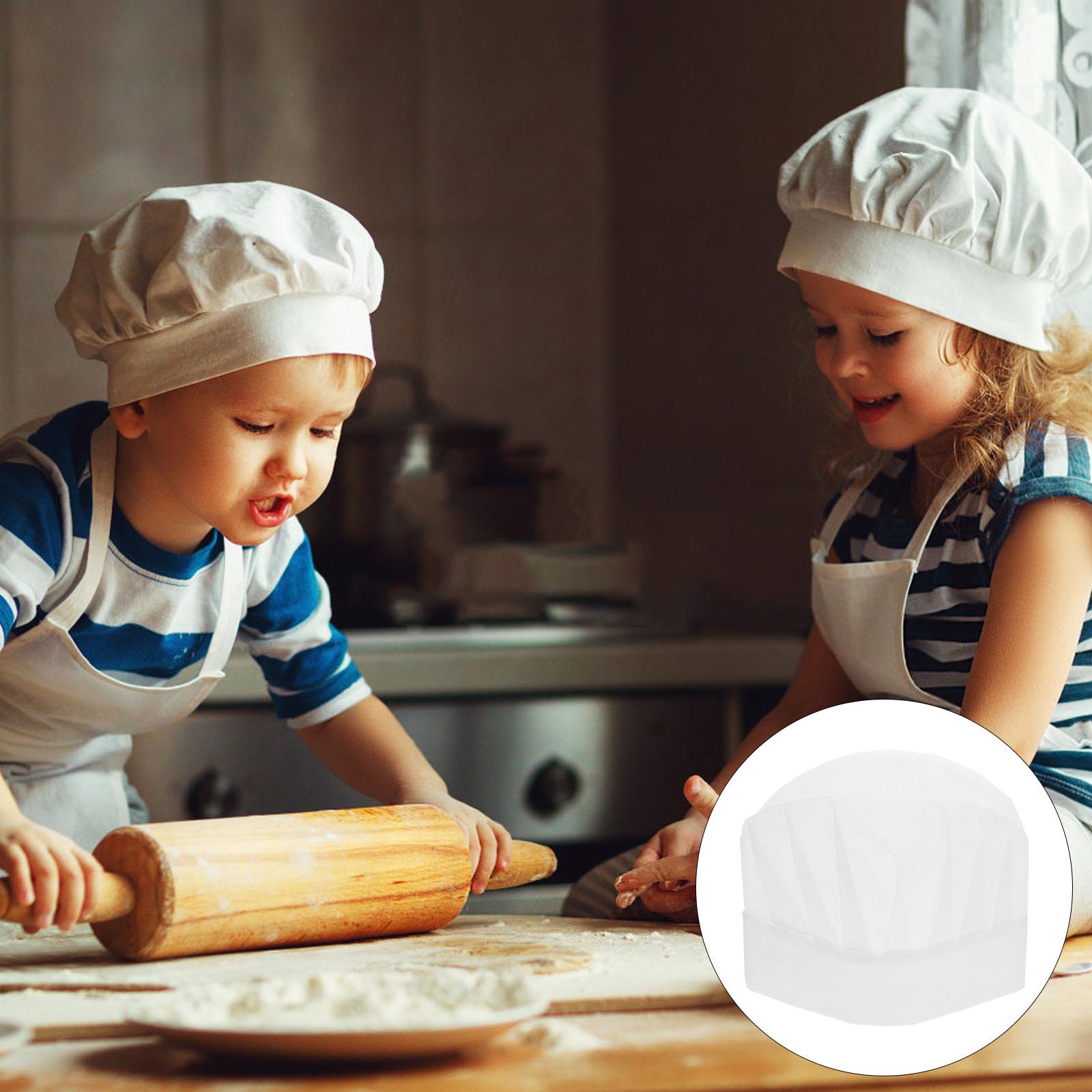 20pcs Children Disposable Chef - Commercial Kitchen Services avaliação e preço