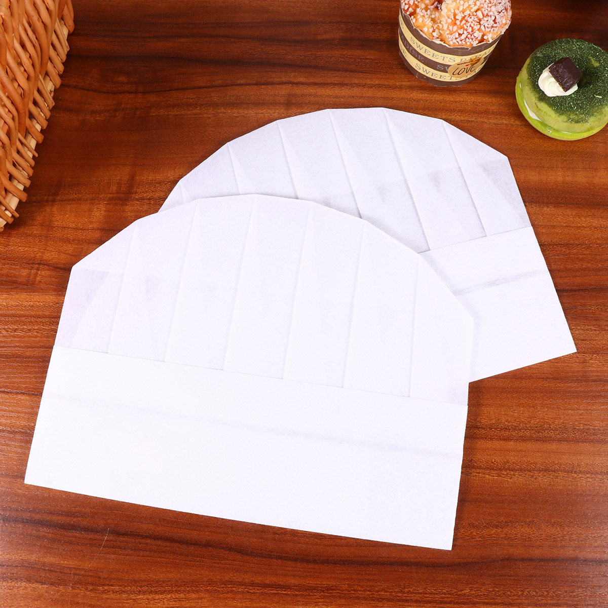 20pcs Children Disposable Chef - Commercial Kitchen Services avaliação e preço