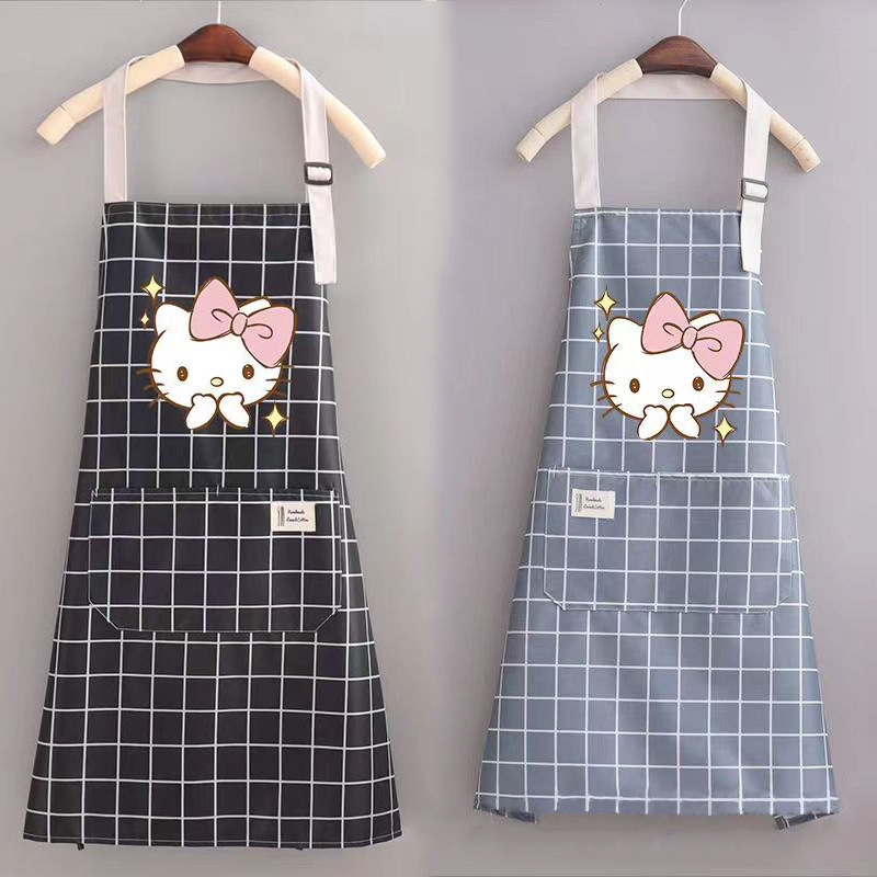 Hello Kitty Apron Cute Cartoon - Commercial Kitchen Set avaliação e preço