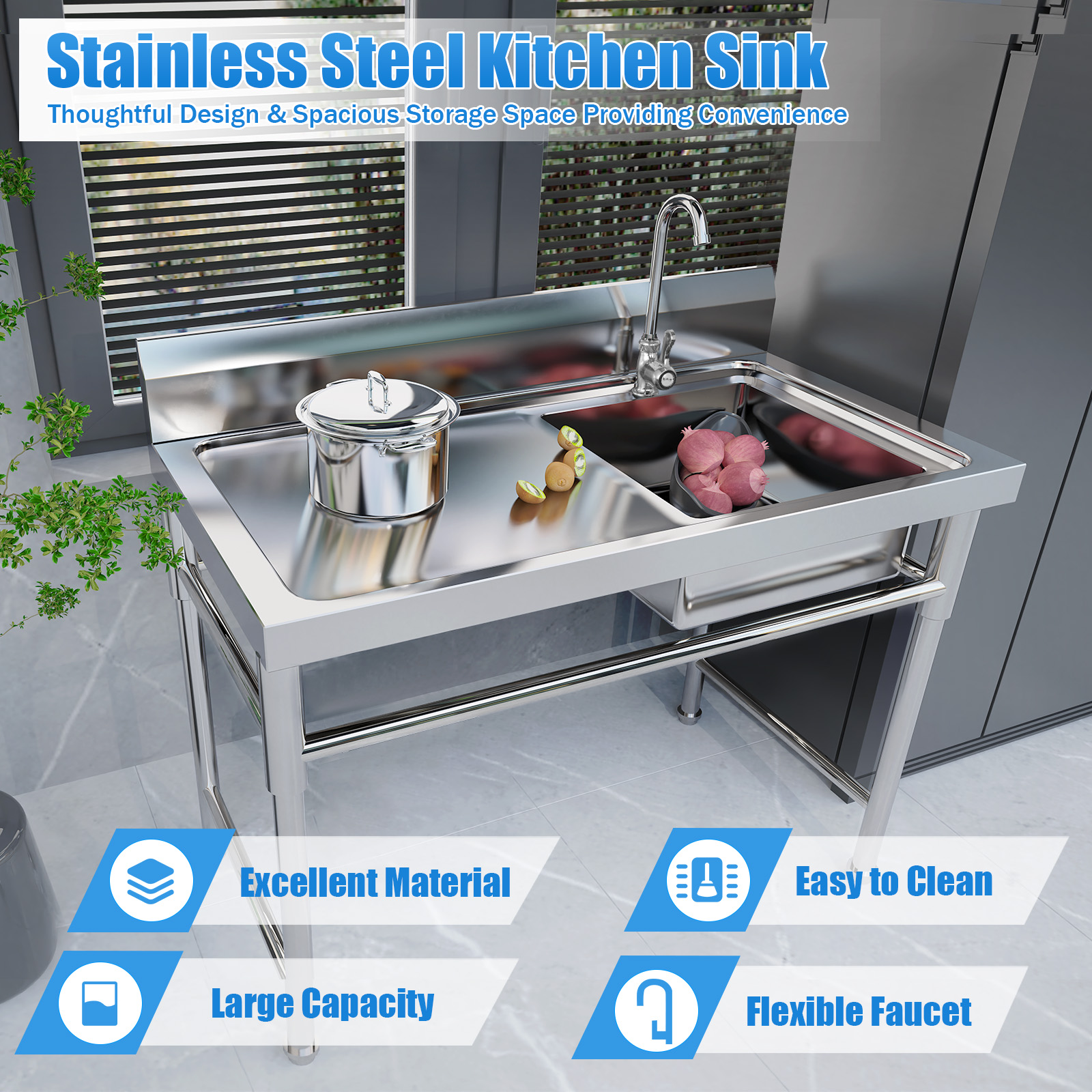 1 Compartment Commercial Kitch - Commercial Kitchen Set avaliação e preço