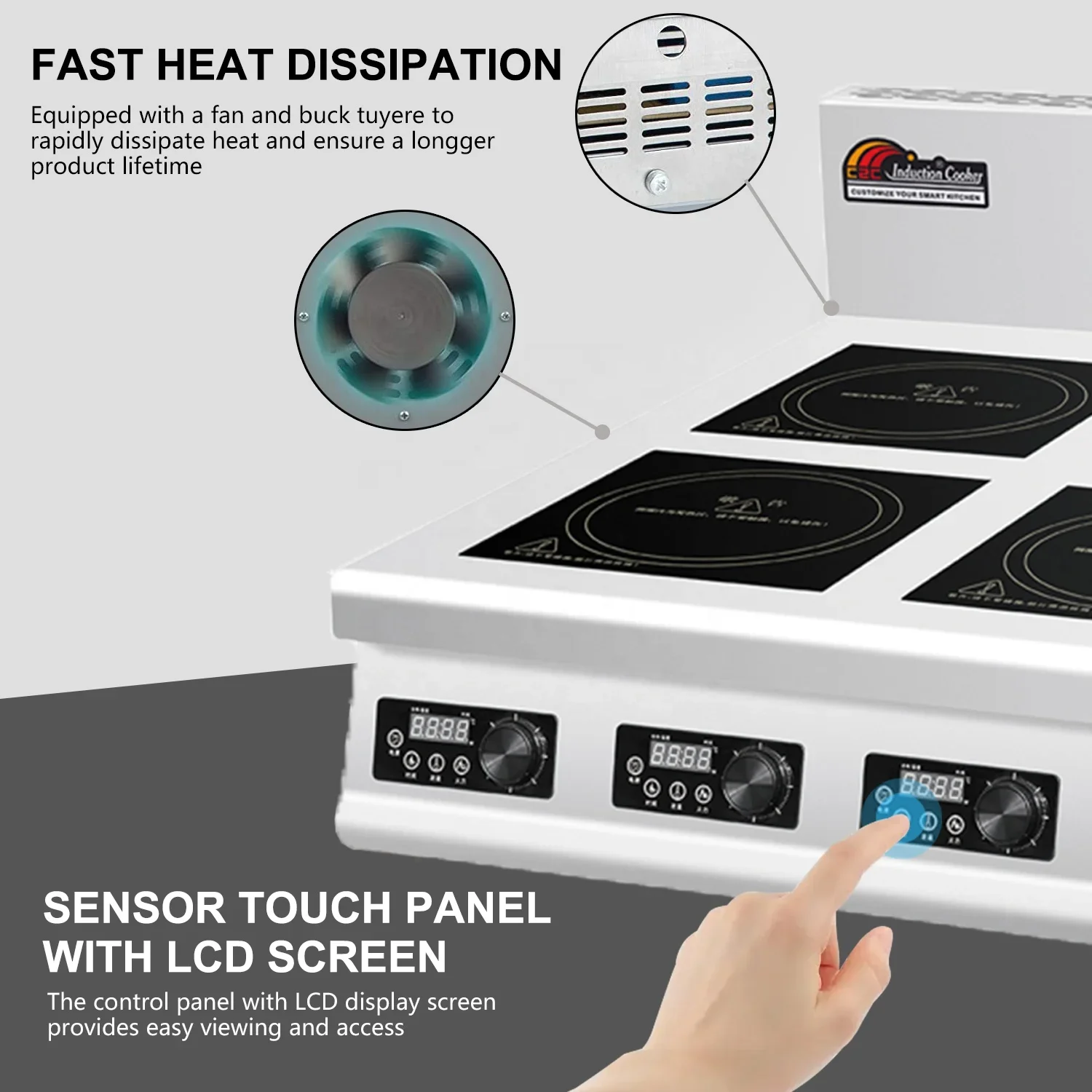 4 Burner Flat Industrial Comme - Range Commercial Kitchen avaliação e preço