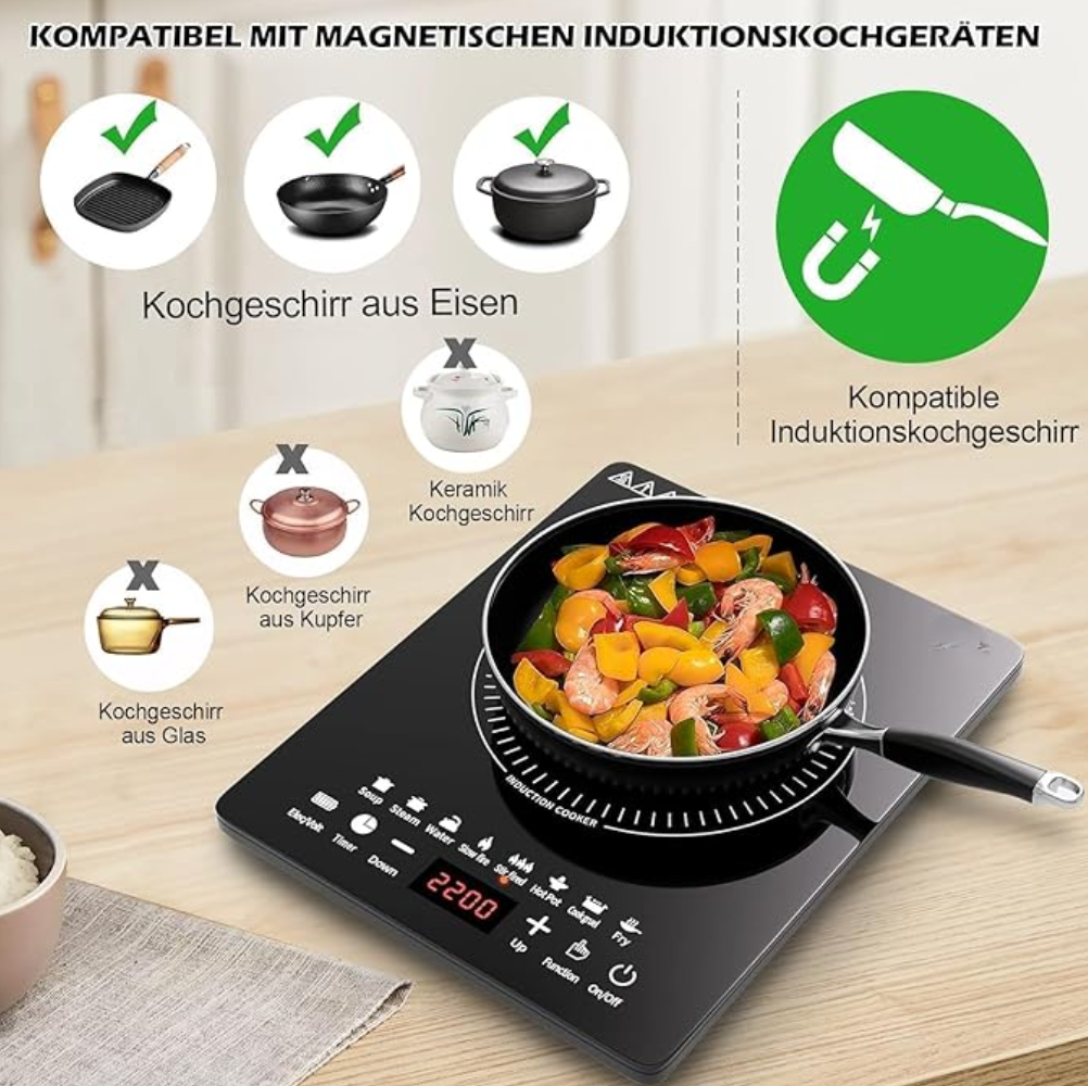 Ultra-thin single stove induct - Commercial Kitchen Manufacturers avaliação e preço