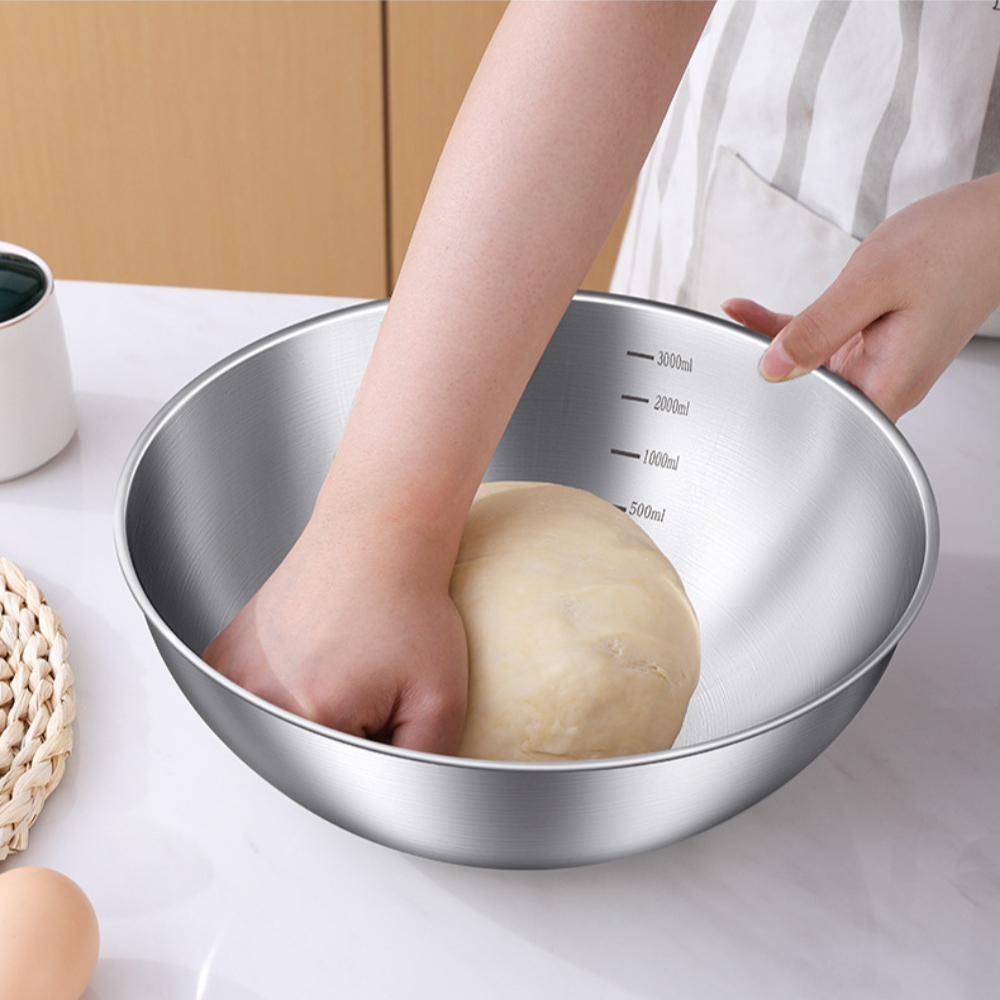 3pcs Stainless Steel Bowl Set  - Commercial Kitchen Organization avaliação e preço