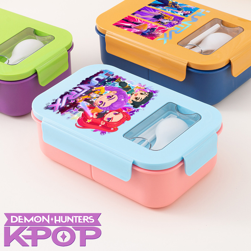 KPOP Demon Hunters  Lunch Box  - Commercial Kitchen Organization avaliação e preço