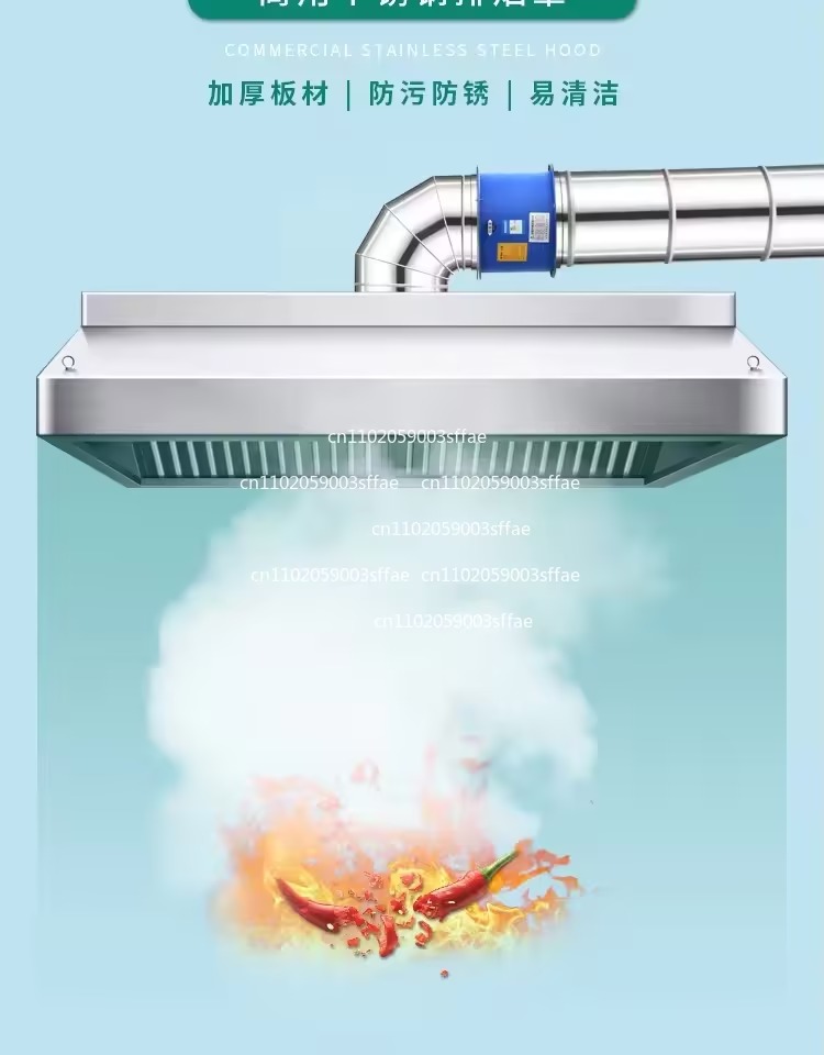Thickened stainless steel fume - Range Commercial Kitchen avaliação e preço
