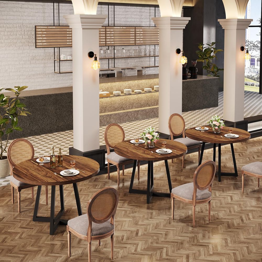 Round Commercial Dining Table  - Commercial Kitchen Set avaliação e preço