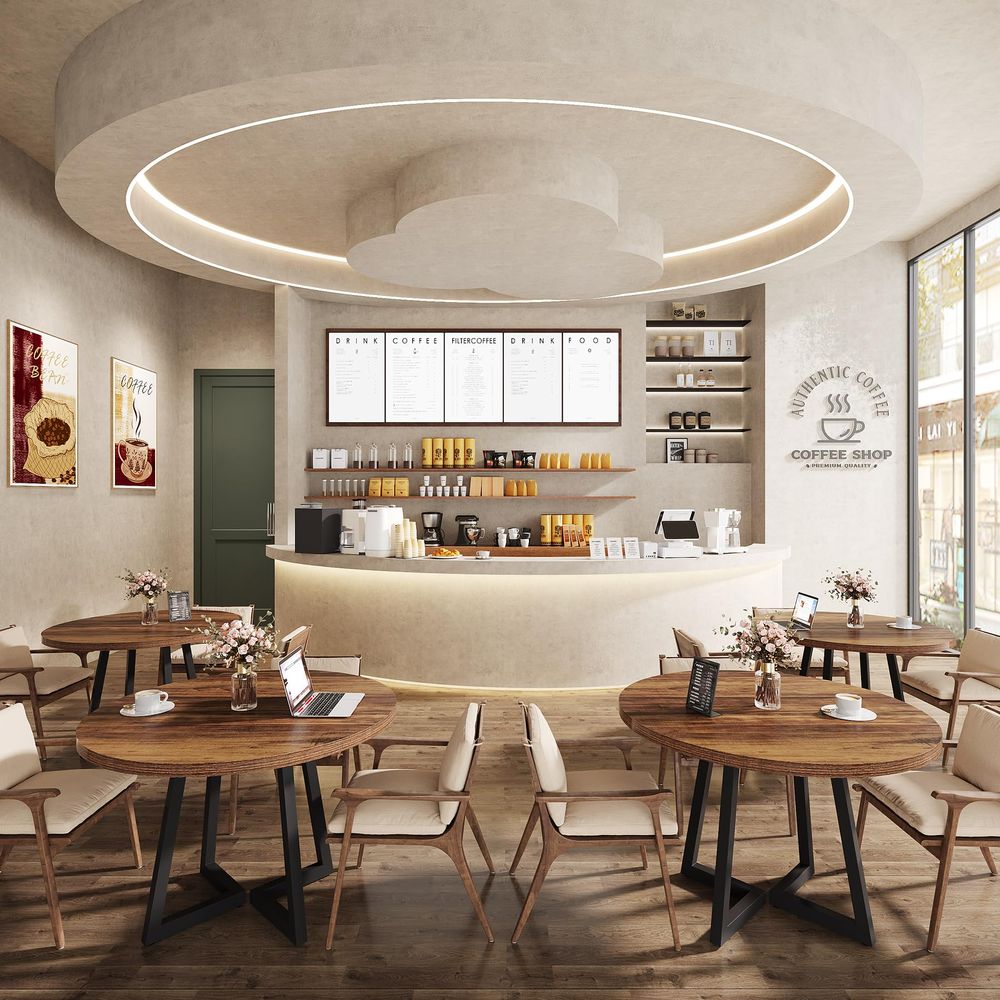 Round Commercial Dining Table  - Commercial Kitchen Set avaliação e preço