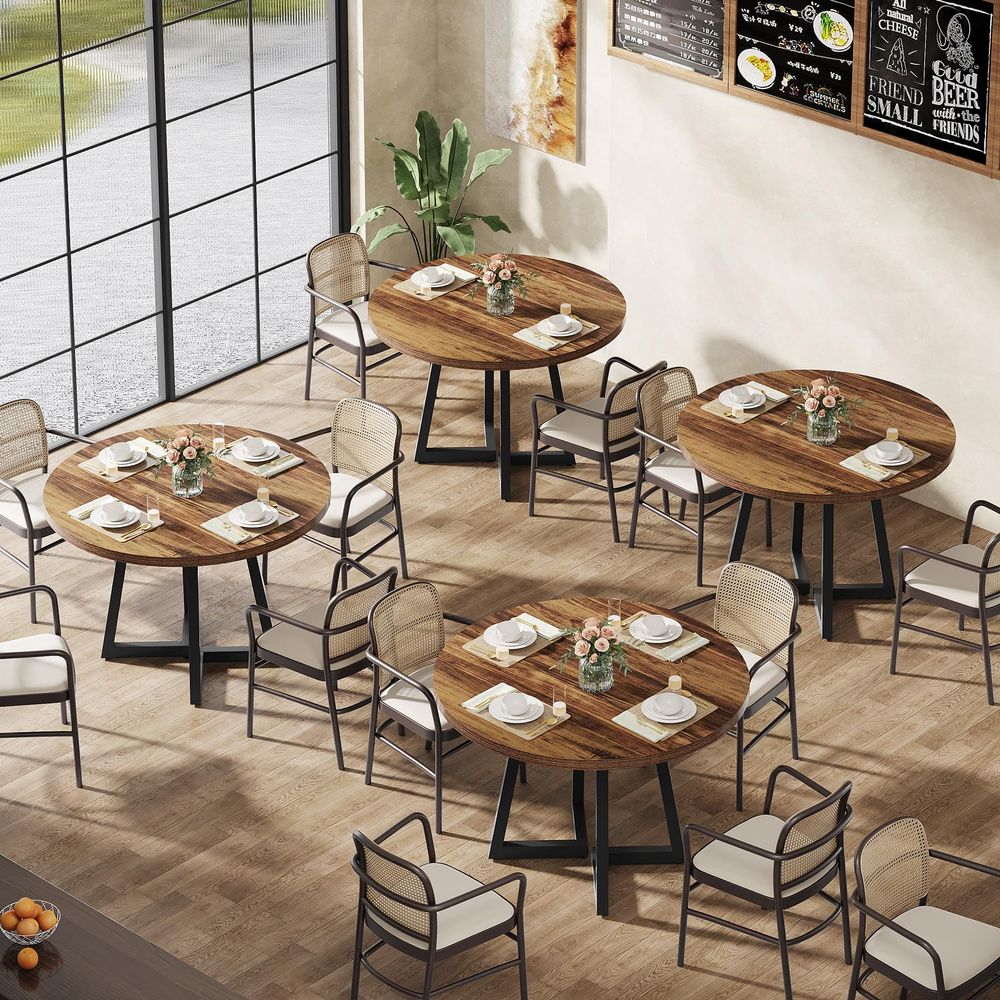 Round Commercial Dining Table  - Commercial Kitchen Set avaliação e preço