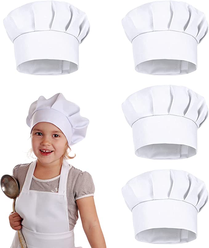 4PCS White Party Cap Hat Costu - Commercial Kitchen Services avaliação e preço